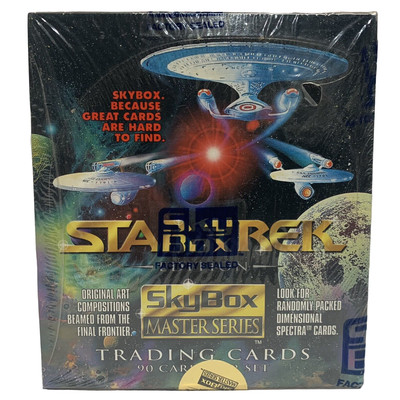 Star Trek Skybox 1993 Master Series Trading Cards Sealed Box