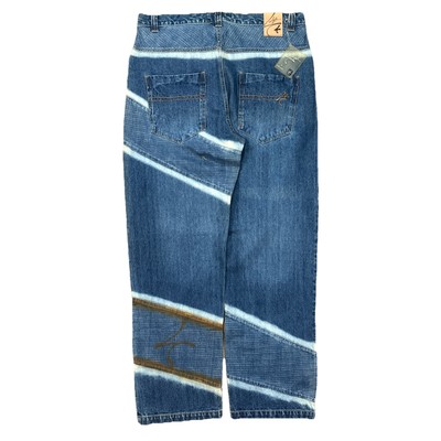 Vintage NOS 90's Karl Kani Jeans Size 36 Blue Denim Hip Hop Baggy 4 Life NWT