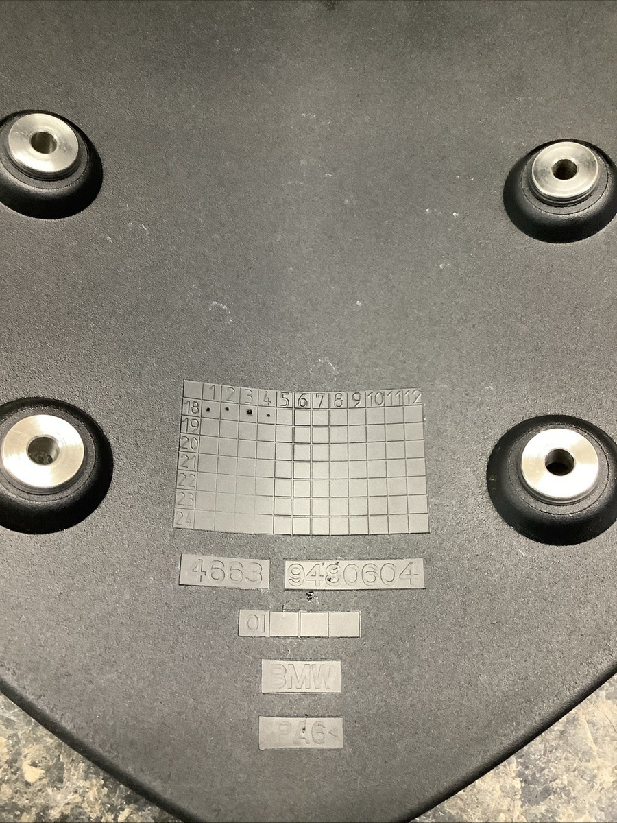 BMW 4663 9480604 INSTRUMENT CLUSTER COVER BLACK 504 | eBay