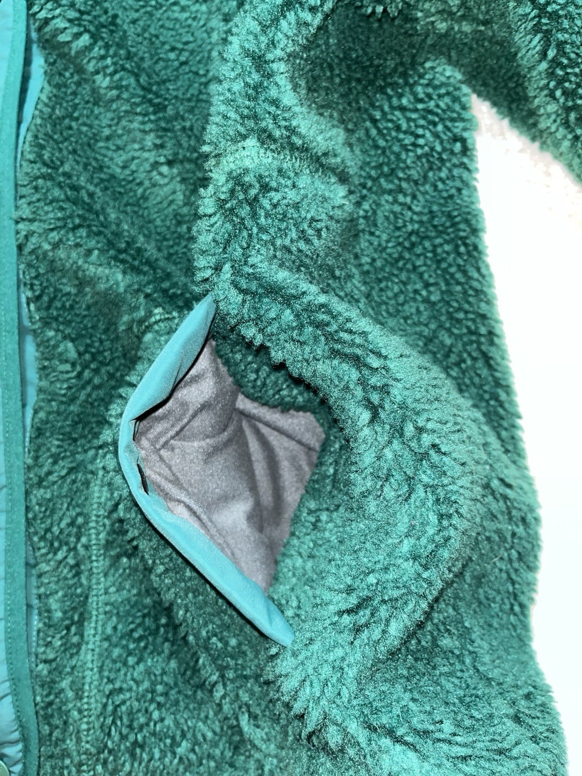 L.L. Bean Women's Sherpa Fleece Green Button-down… - image 8