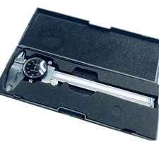 6  Dial Caliper Shock Proof - Black Dial w/Enco Case