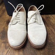 GRENSON  White Canvas Derby Shoes Size UK 9 EU43