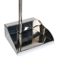 Stainless Steel Dustpan Metal Dustpan with Handle Heavy Duty Dust Pan Upright...