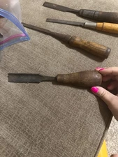 Antique W. Butcher Cast Steel Bowl Gouge (¾”) – Sheffield – Wood Handle – Arrow 