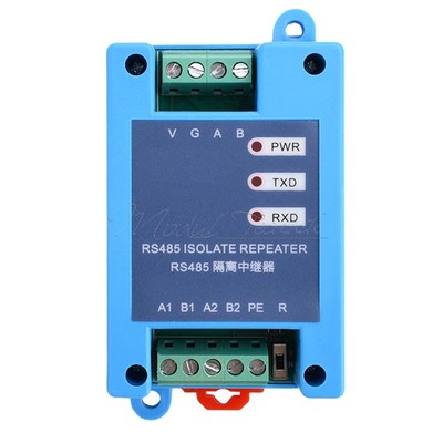 RS485 Wireless Transceiver Board Modbus RTU Module Communication Isolation DIN35