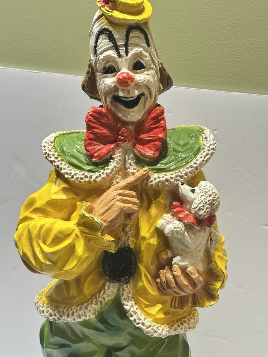 Vintage Universal Statuary Clown Statue #350 Chicago 24