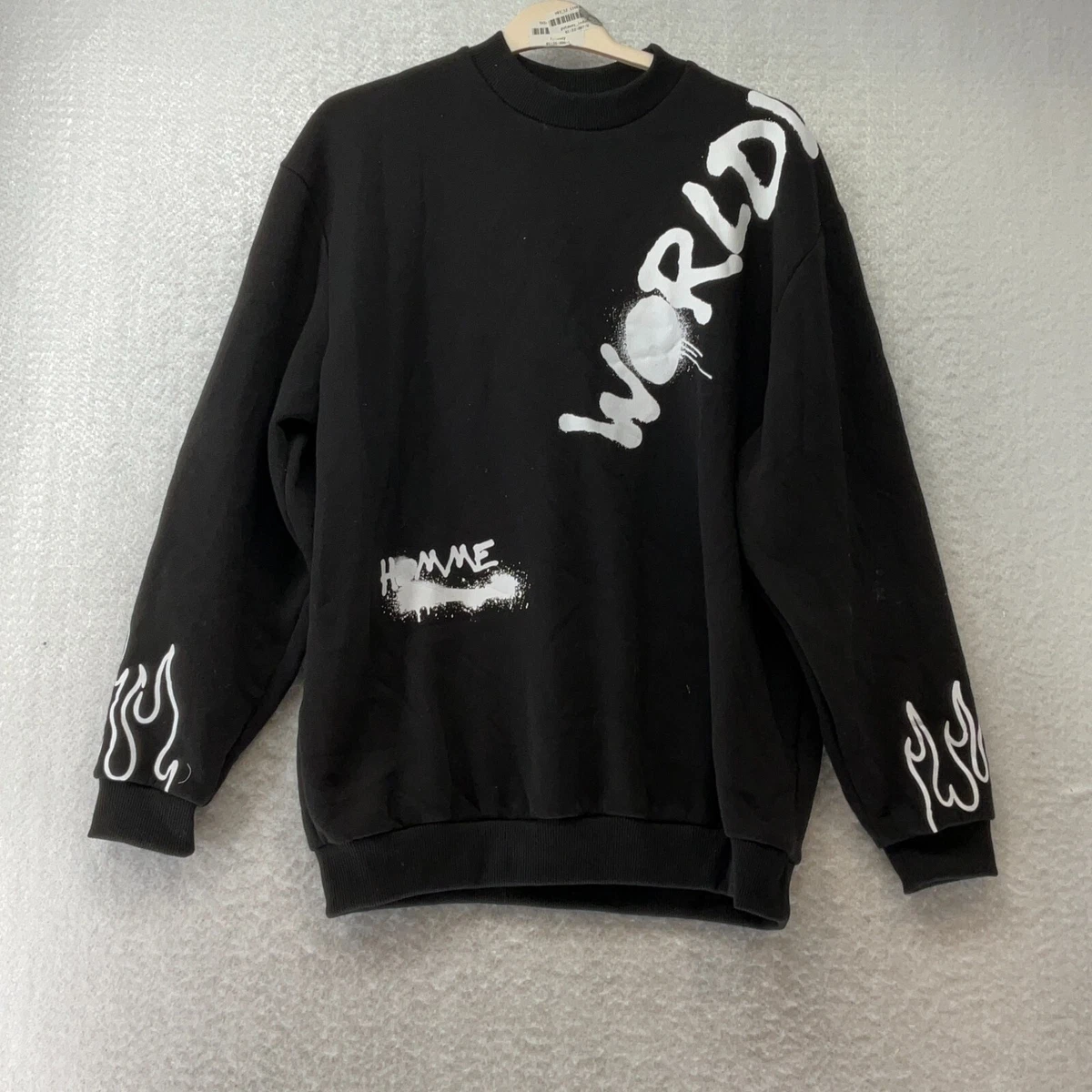 Boohooman sweatshirt hotsell