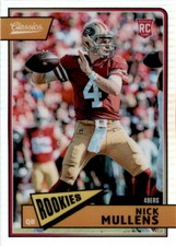 2018 Panini Honors #301 Nick Mullens Classics Update Rookies #/99