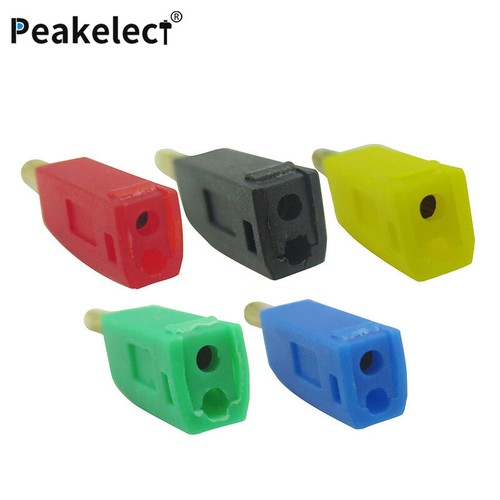 10PCS 2mm Gold Plated Stackable Banana Male Plug Connector for Speaker Amplifier - Picture 6 of 8