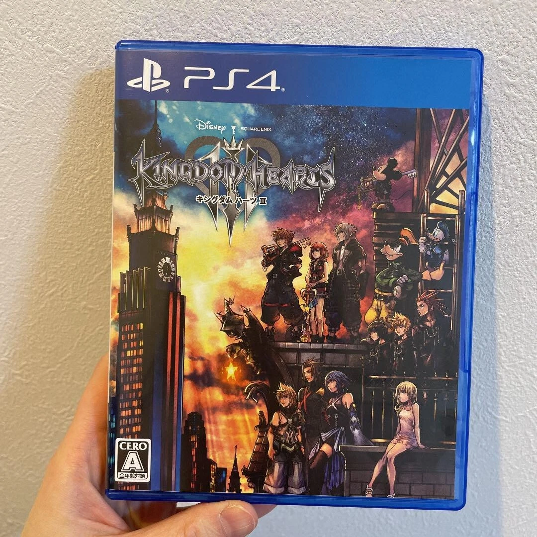 SONY PS4 KINGDOM HEARTS 15th ANNIVERSARY Edition storage box with 3 software