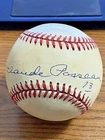 CLAUDE PASSEAU SIGNED AUTOGRAPHED ONL BASEBALL!  Phillies, Cubs, Pirates!  JSA!