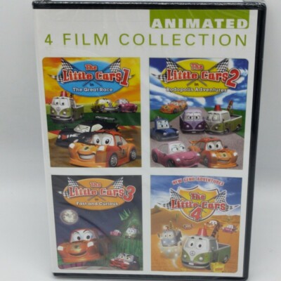 Animated 4 Film Collection The Little Cars 1 4 DVD 2012 4 Disc Set New Sealed