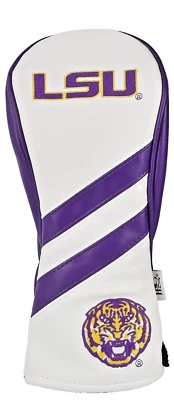PRG LSU Tigers Golf Premium Embroidered Fairway Wood Head Cover