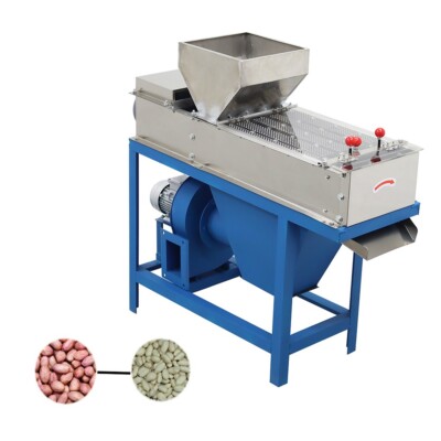 220V Peanut Peeling Machine(Red Coat for Dry Peanut) Peanut Kernel Peeling Machi