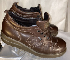 Ruco Line Rucoline Mens BROWN Casual Leather Shoes - Vintage - Size 42 - Rare