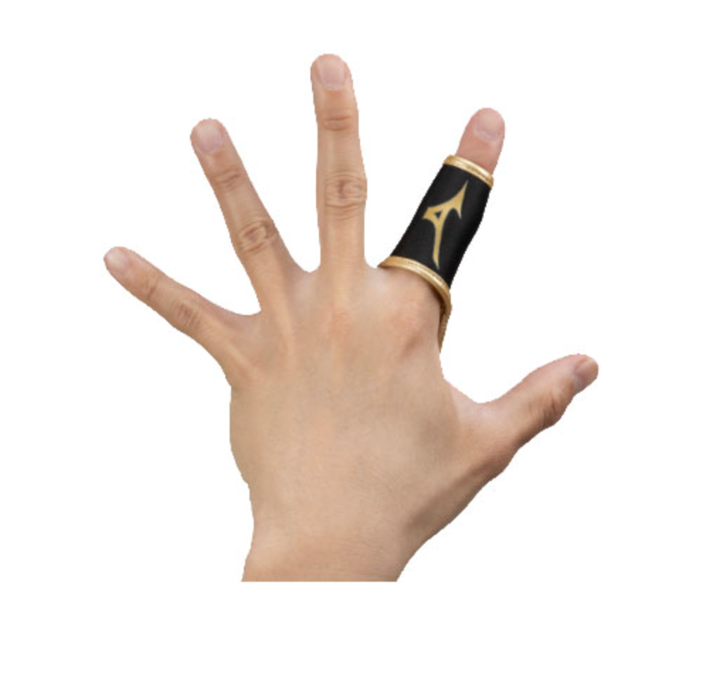 Mizuno Japan Baseball Glove Finger Protector Cussion Pad Black