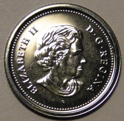PL BU UNC Canada 2004 10c 10 cent dime bluenose coin mint set hard