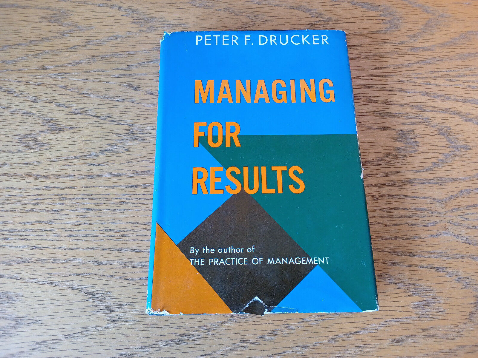 FILA Managing For Results Peter F Drucker 1964 Hardcover Dust Jacket Harper & Row