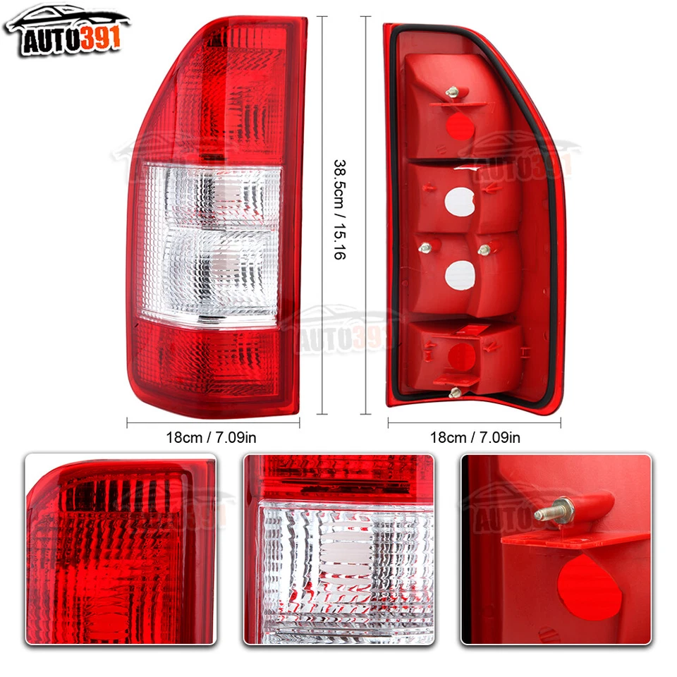 Pair Tail Light lamp For 1995-06 Dodge Mercedes benz Freightliner Sprinter W903 - Image 2 of 4
