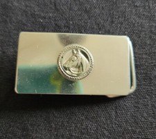 Horse Head Belt Buckle 2.25" 1.25" Child Size, Silver Colored, Made For 1" Belt