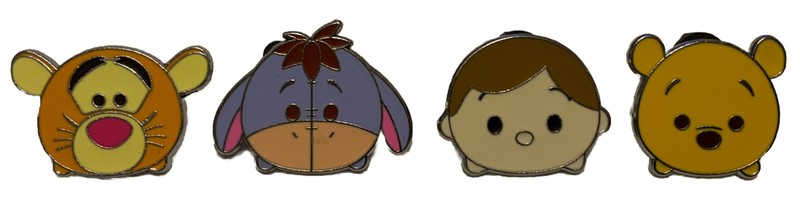 2015 WDW Winnie The Pooh Tsum Tsum Set