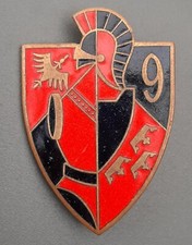 Insigne Badge 9° RG Régiment du Génie émail grand feu Arthus Bertrand ORIGINAL