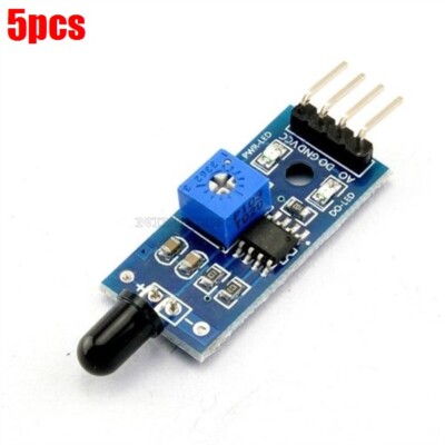 5Pcs Infrared Receiver Flame Detection Sensor 760NM-1100NM Control Module Ic ef