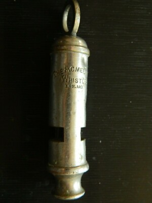 Vintage Police Train Fire Scout Whistle, The Acme City