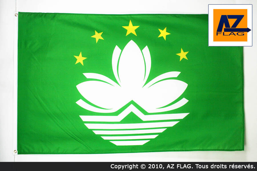 BANDIERA MACAO 150x90cm - BANDIERA CINESE 90 x 150 cm - Nuova