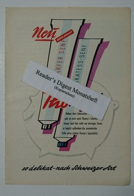 Advertisement A5: Thomy's Spicy Delicacy Mustard 1960 (070716215)