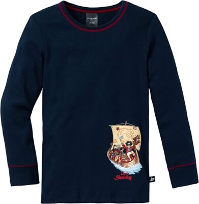 %% STOP %% REDUZIERT Schiesser Jungen  Langarmshirt Captain Sharky NEU Gr.92