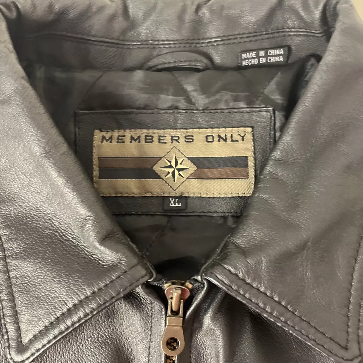 Louis Vuitton LV 'Members Only' Vintage Leather Jacket / JSVP