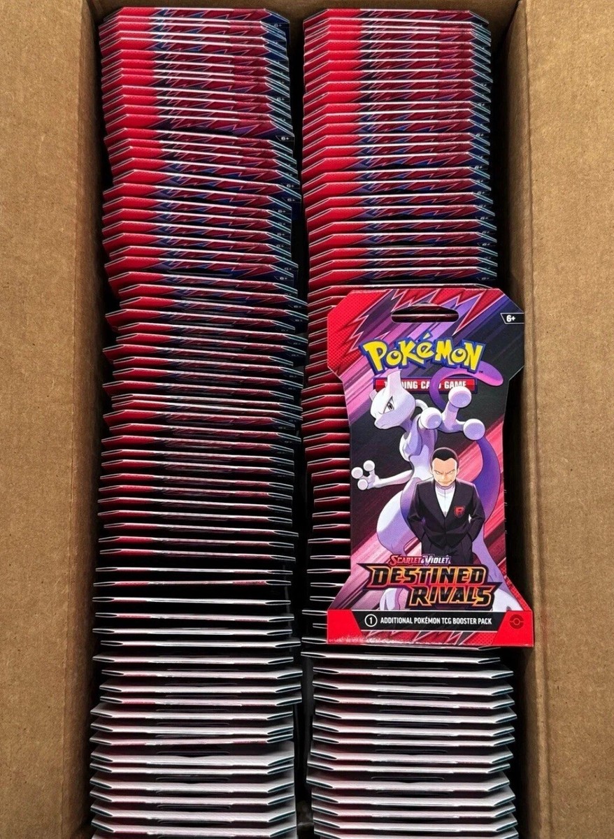 Pokémon Destined Rivals Sleeved Boosters Sealed Case x144 Packs | eBay