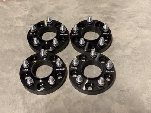 4pc USED 25mm 4x100 to 4x4.5 Wheel Adapters Spacers | 4x100 to 4x114.3 4 Lug Spa