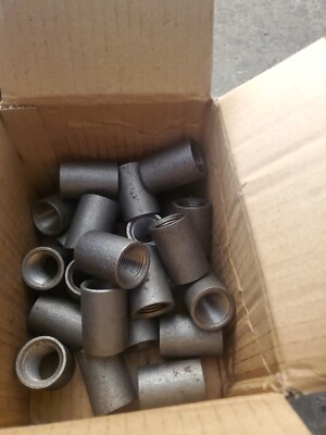 Box Of 25 !!! Proflo Steel  Black  Coupling 1/2'' IBSCSTD