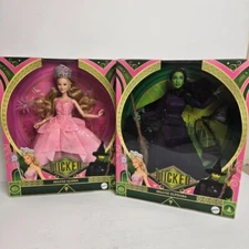 Mattel Wicked Two Set Deluxe Glinda And Elphaba Doll Set New In Box URL MISPRINT