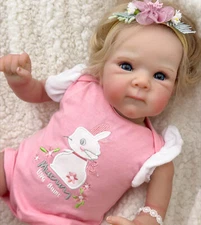 Lifelike Chubby Reborn Baby Dolls 18" Cloth Body Adorable Real Life Toddler Gift
