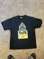 Bape A Bathing Ape Shark T-Shirt Graphic Tee Men’s Size Large MINT Banger