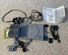 Official Sony PlayStation 1 PS1 Console Complete w Controller Games Memory Cards