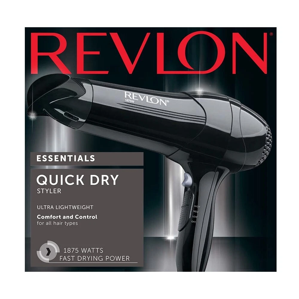 Secador De Cabello 1875W Revlon Con Difusor REVLON