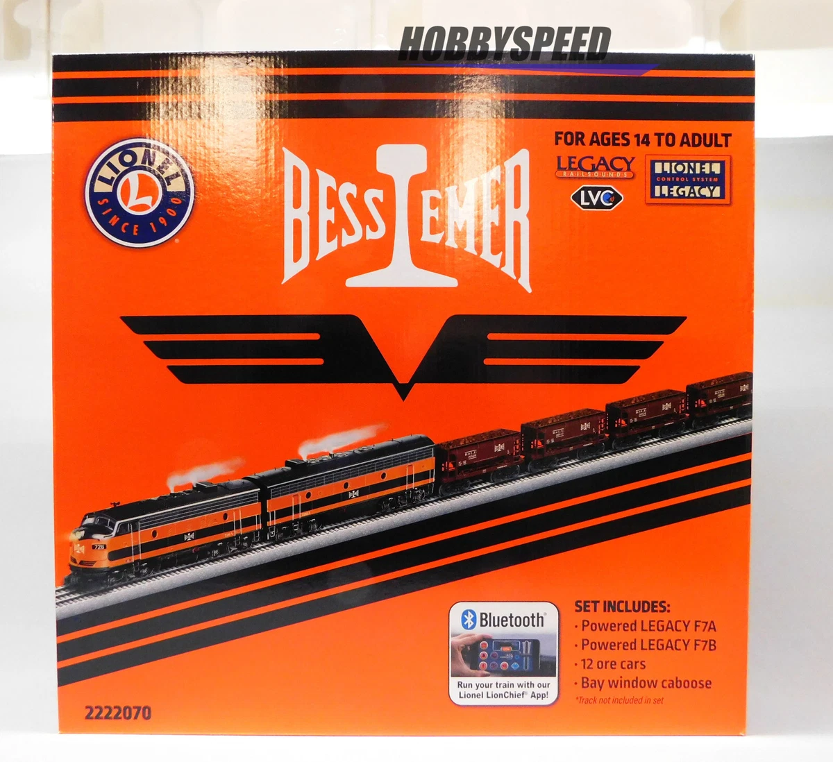 LIONEL BESSEMER LAKE ERIE LEGACY ORE FREIGHT TRAIN SET O GAUGE