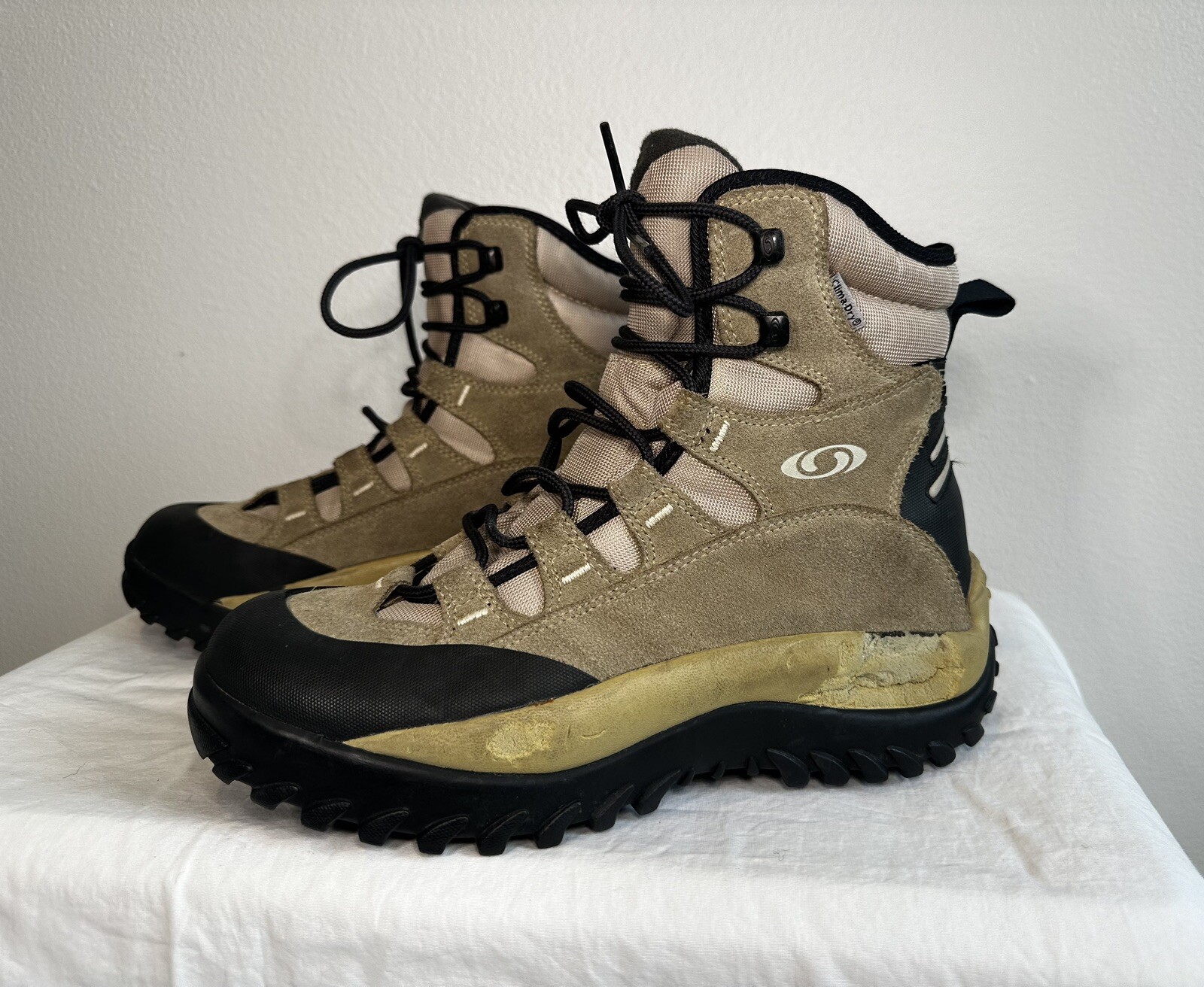 Salomon stivali da trekking caviglia alta marrone marrone chiaro donna taglia 9