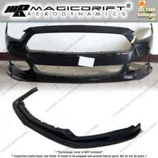 For 15-17 Ford Mustang V6 V8 MDA Style Front Bumper Lip Chin Spoiler Splitter