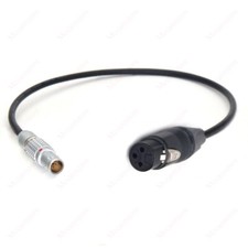 Audio Input Cable Alexa Mini LF Camera 0B 6 Pin to XLR 3 Pin Female for ARRI