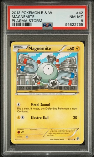 Magnemite graded PSA 8 for sale on eBay