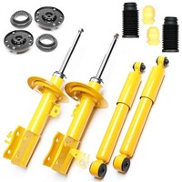 4X TA Sport-StoßDÄMpfer GAS Vorne Hinten + Domlager VA Staubschutz - Vectra C