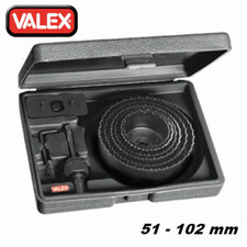 SET DI FRESE SEGHE A TAZZA 9 PEZZI PER LEGNO PLASTICA CARTONGESSO " VALEX "