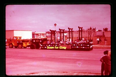 Parade Float in Okinawa in 1961, Original Slide aa 3-26a japan