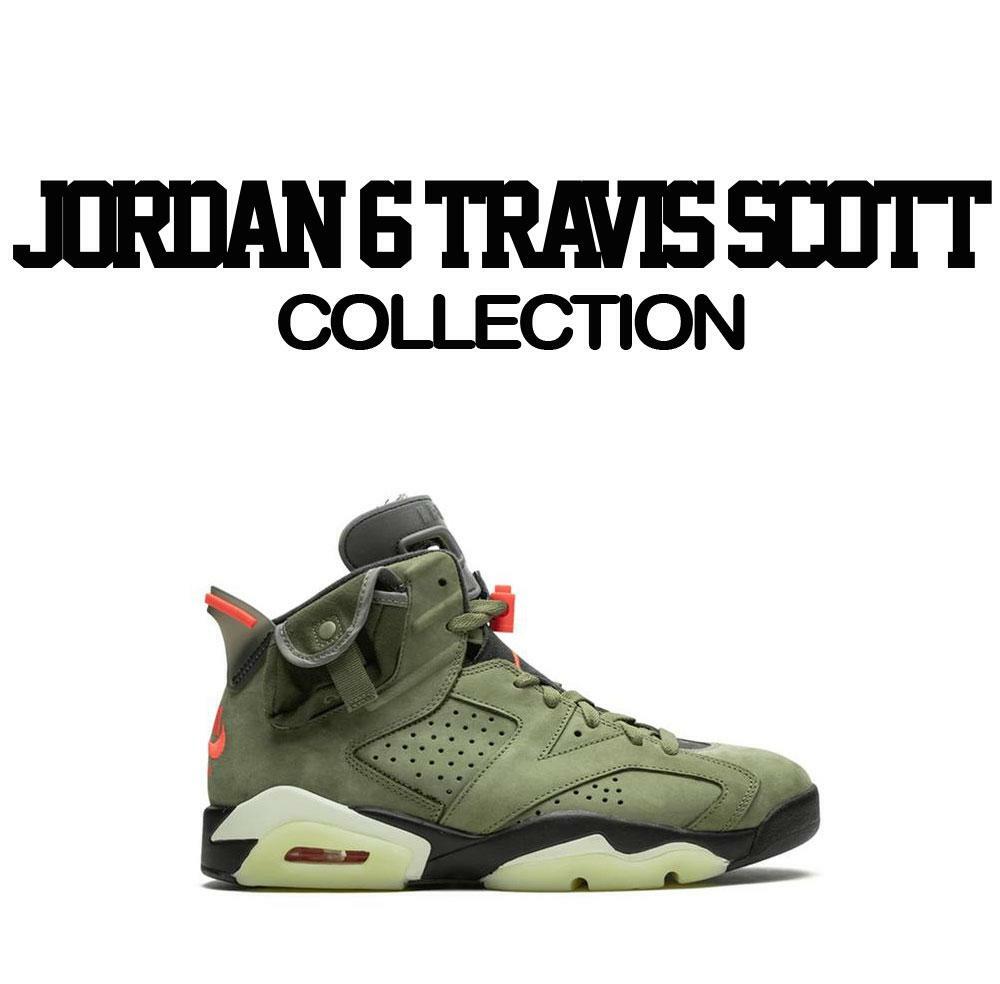 Shirt To Match Jordan 6 Olive Travis Scott Cactus Jack Shoes