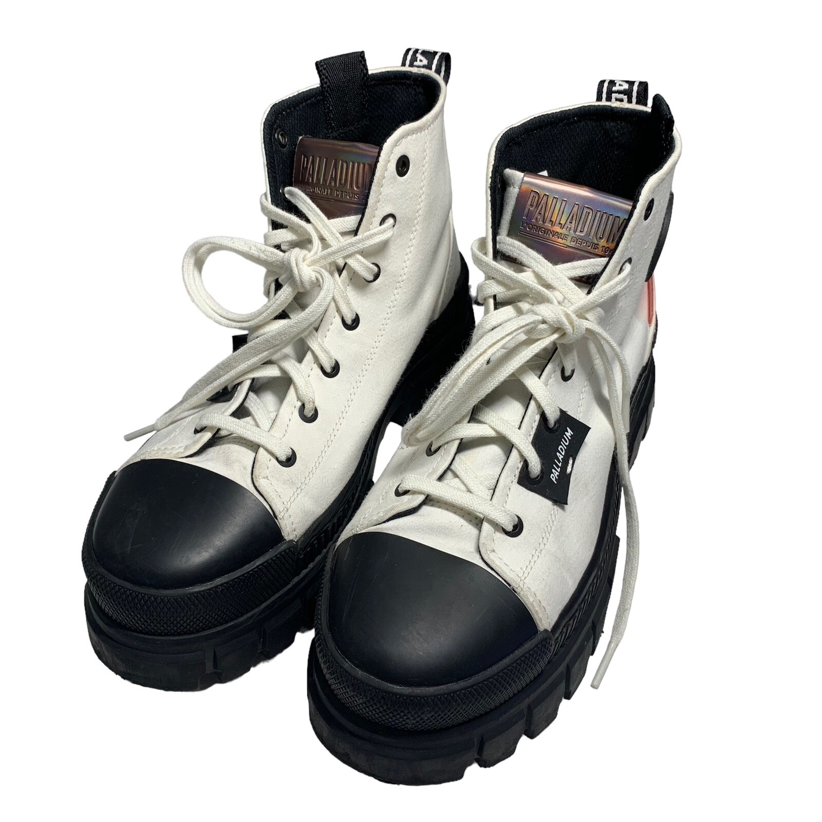 Stylish Women's Palladium Revolt Hi-Tx Chunky Heel Platform 9